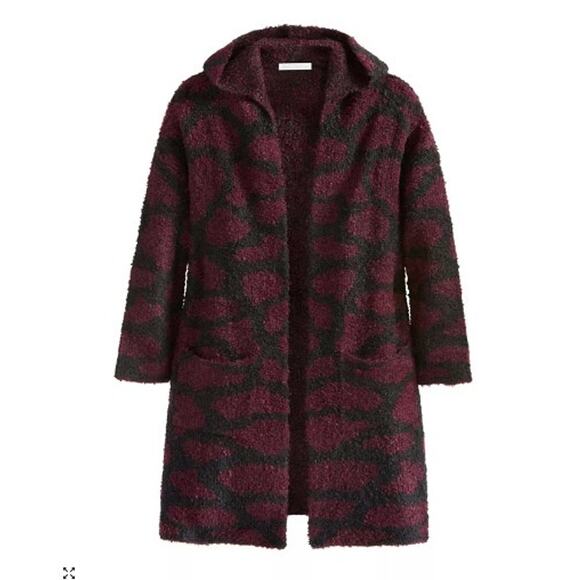 New NWT Adyson Parker Women's Giraffe Print Open Cardigan Size Small - Picture 1 of 10